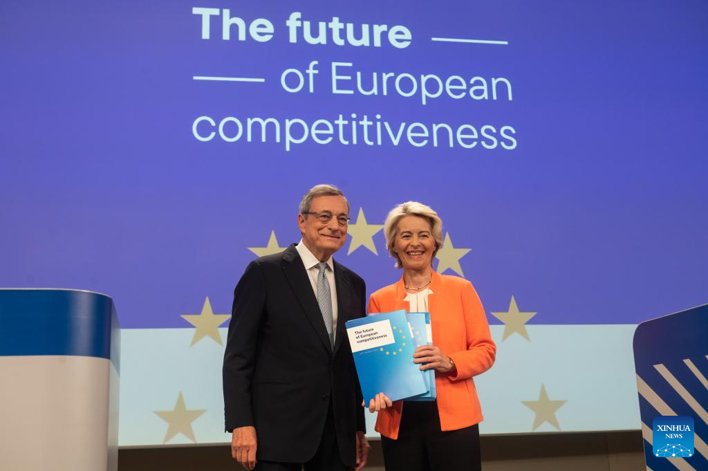 EU's Draghi report on competitiveness calls for investment in innovation, shared debt