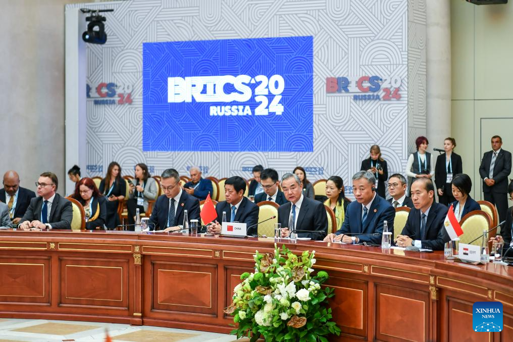 Wang Yi attends BRICS meeting of high-ranking security officials, advisors