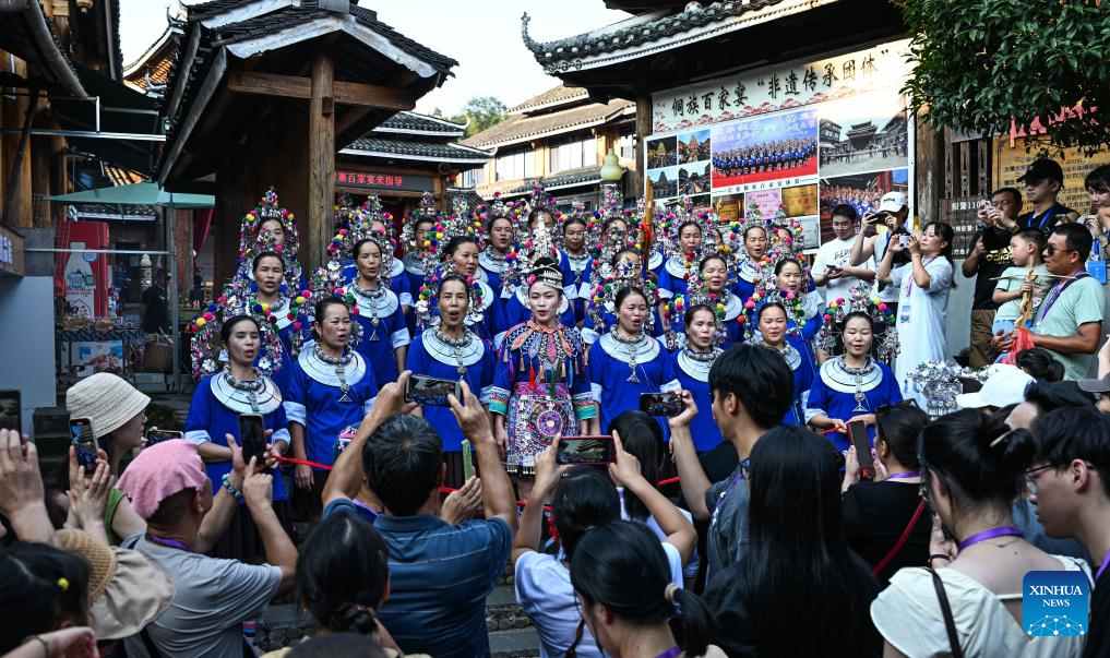 Pic story: inheritor of Grand Song of Dong ethnic group in Guangxi