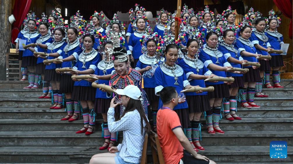 Pic story: inheritor of Grand Song of Dong ethnic group in Guangxi