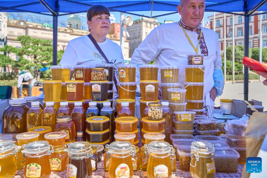 Honey Day held in Vladivostok, Russia