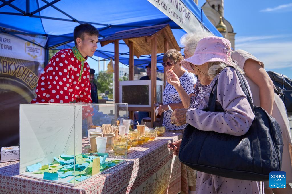 Honey Day held in Vladivostok, Russia