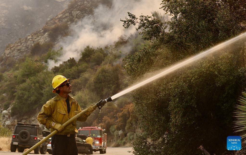 Bridge Fire in Southern California explodes over 10 times in size