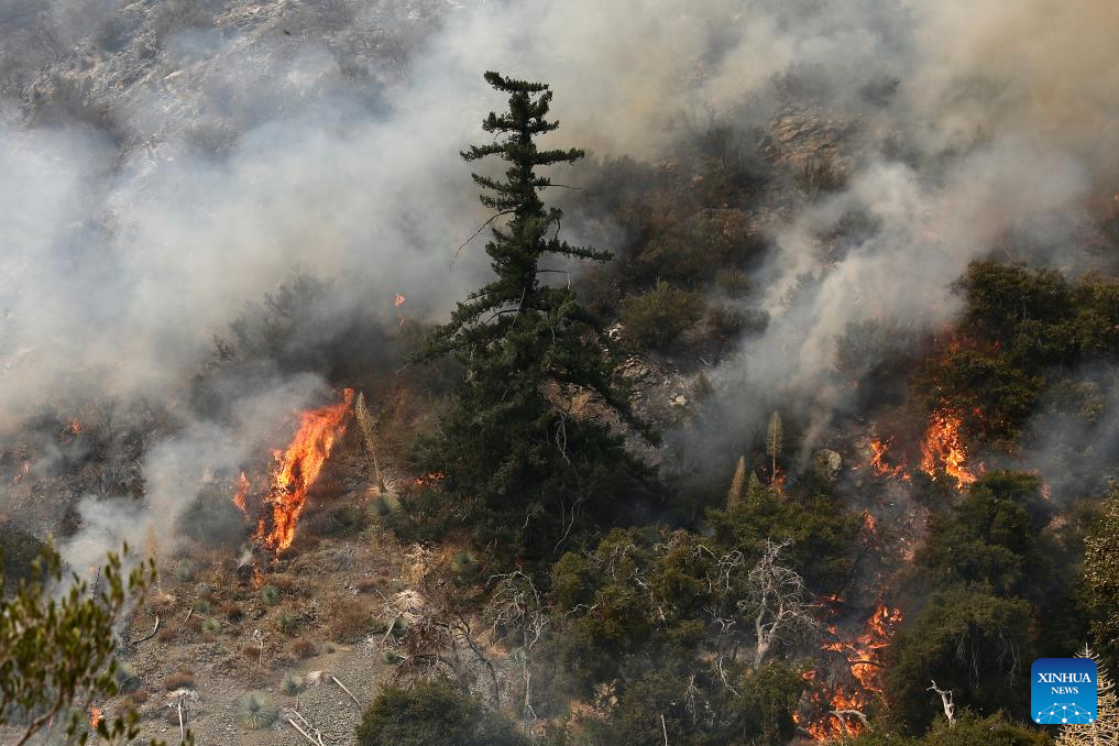 Bridge Fire in Southern California explodes over 10 times in size