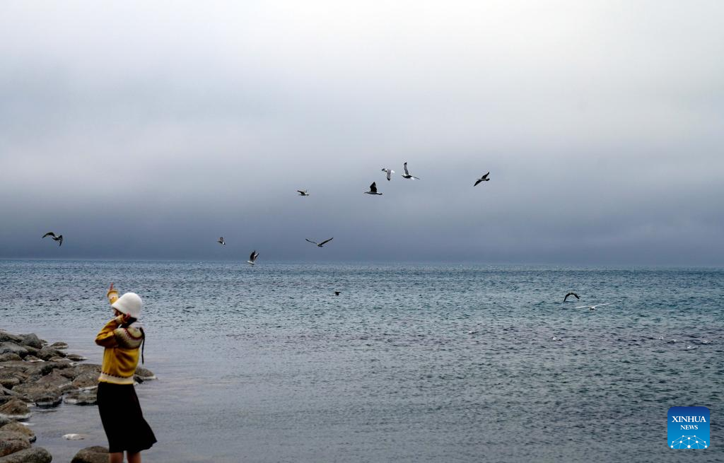 Scenery of Sayram Lake in Xinjiang