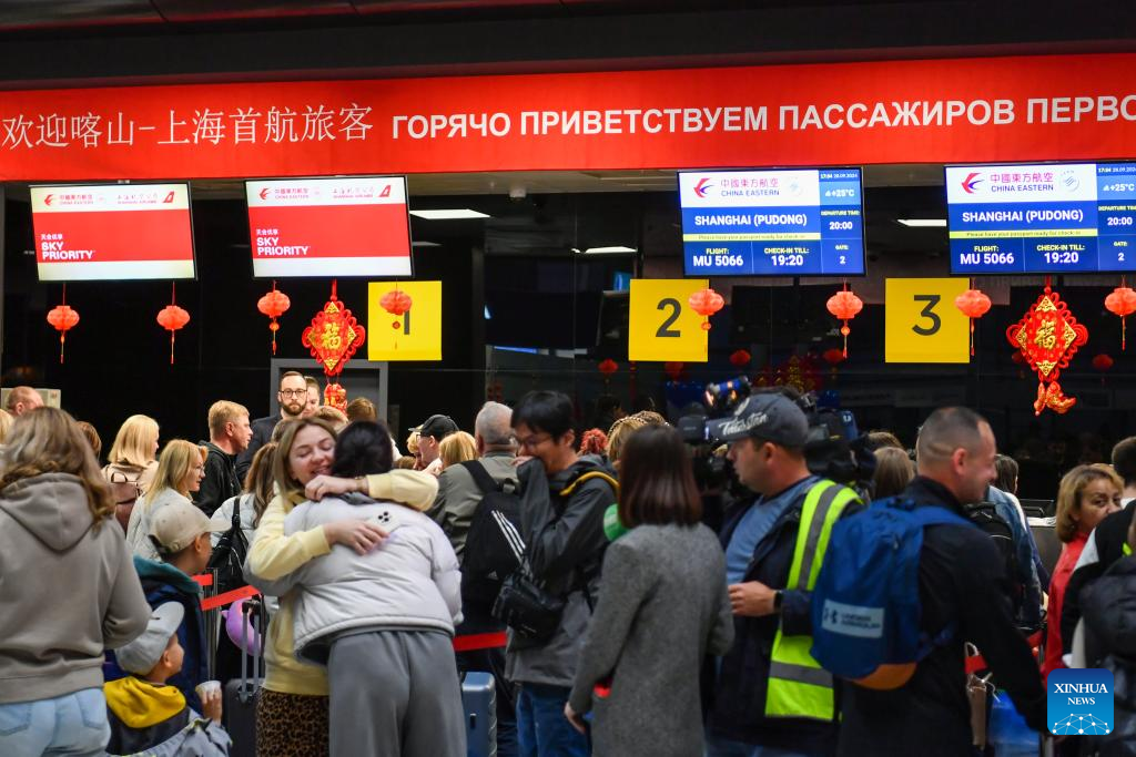 Shanghai launches direct flights to Kazan ahead of holiday travel rush