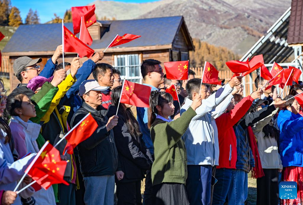 People celebrate National Day across China