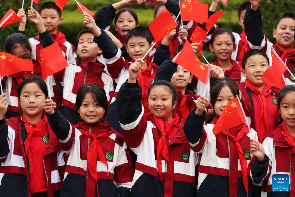 People celebrate National Day across China