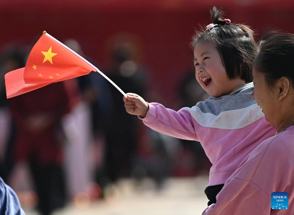 People celebrate National Day across China