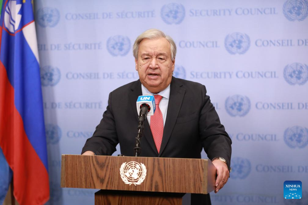 UN chief expresses concern over Israel's draft legislation on UN relief agency