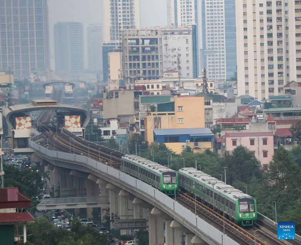 A look at China-built railway in Hanoi