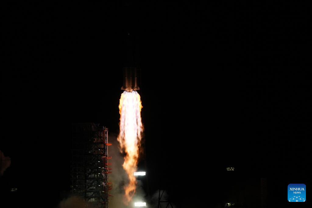 China launches third high-orbit internet services satellite