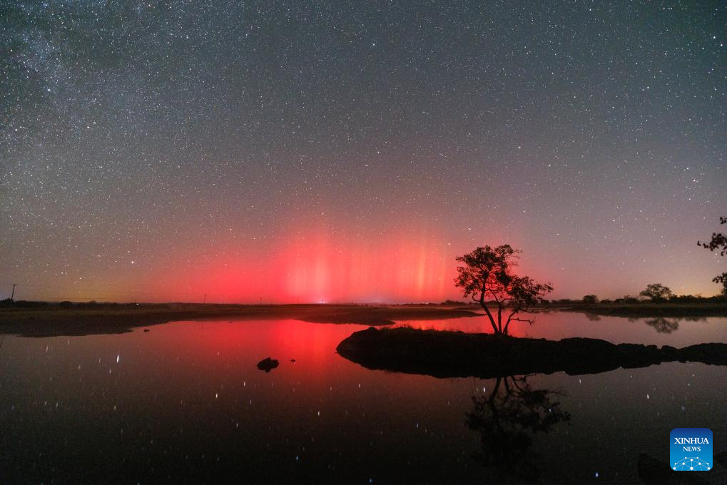 Northern lights observed at different places across Heilongjiang