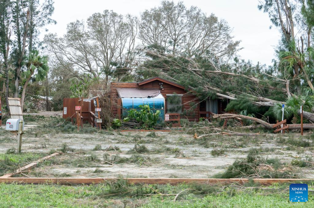 Hurricane Milton plows across U.S. Florida, leaving at least 10 dead