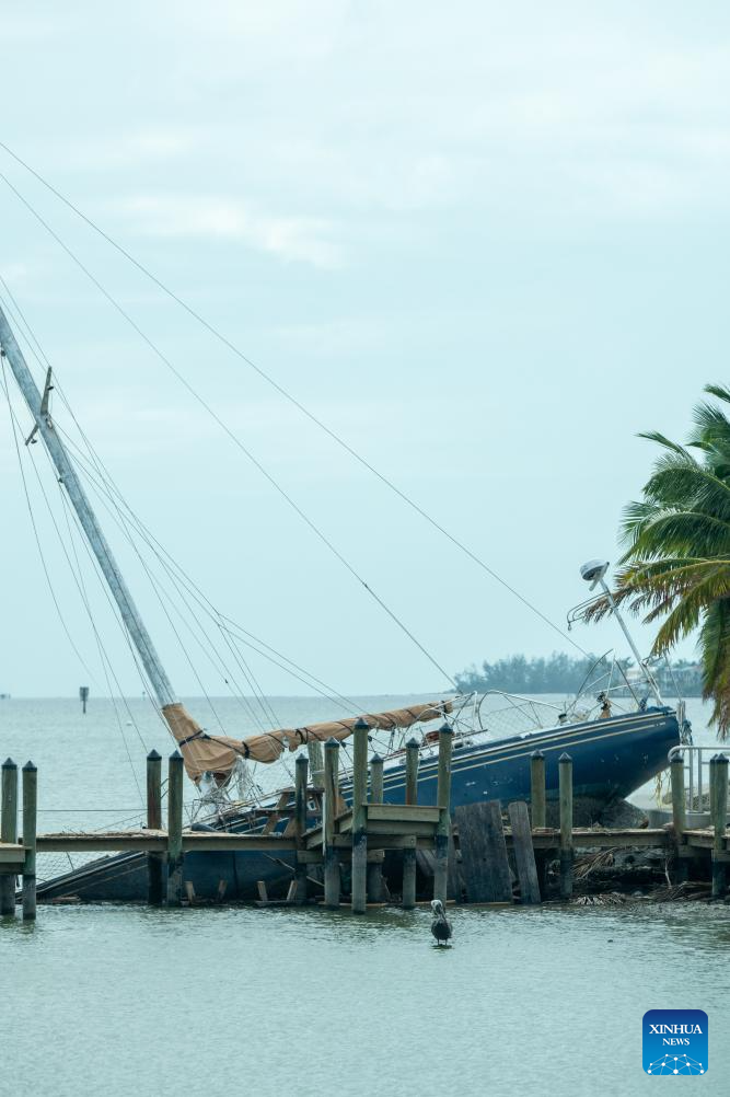 Hurricane Milton plows across U.S. Florida, leaving at least 10 dead