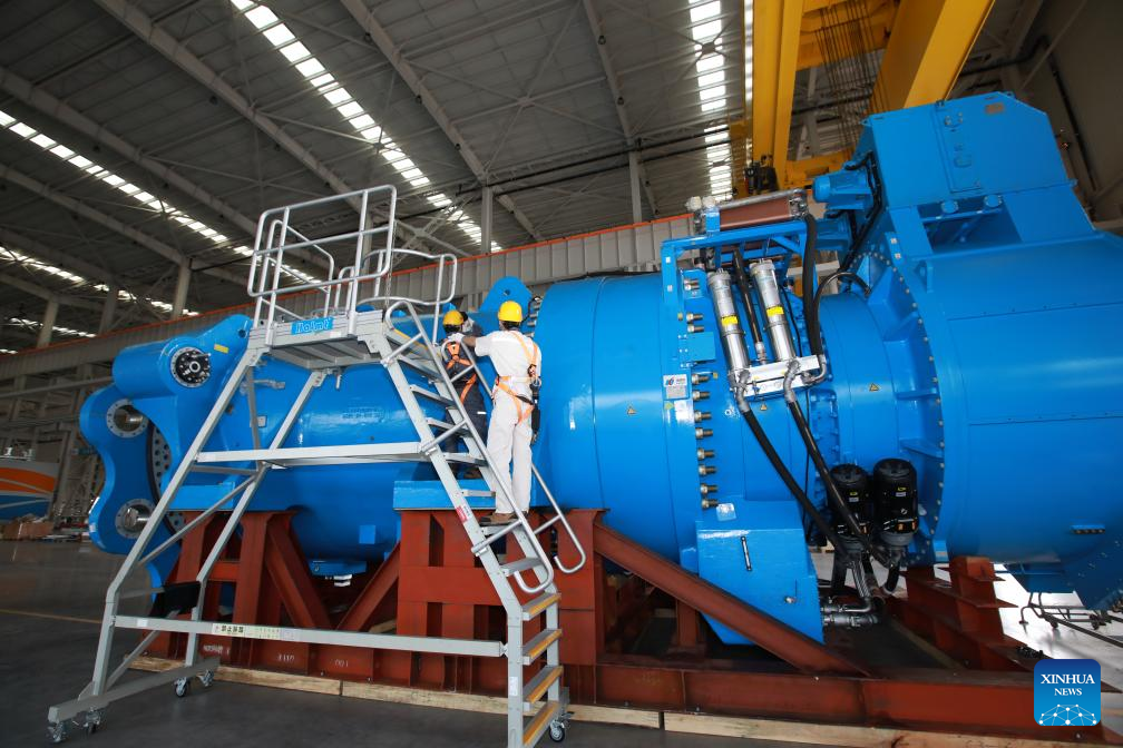 World's largest floating offshore wind turbine rolls off production line in China