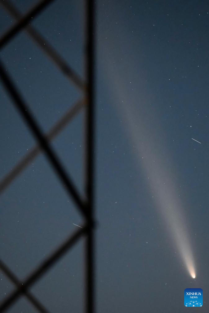 Comet C/2023 A3 seen across Europe