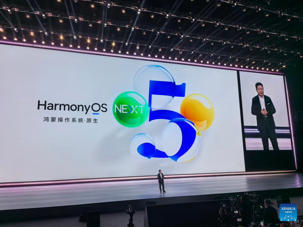 China Focus: Huawei releases homegrown HarmonyOS NEXT operating system