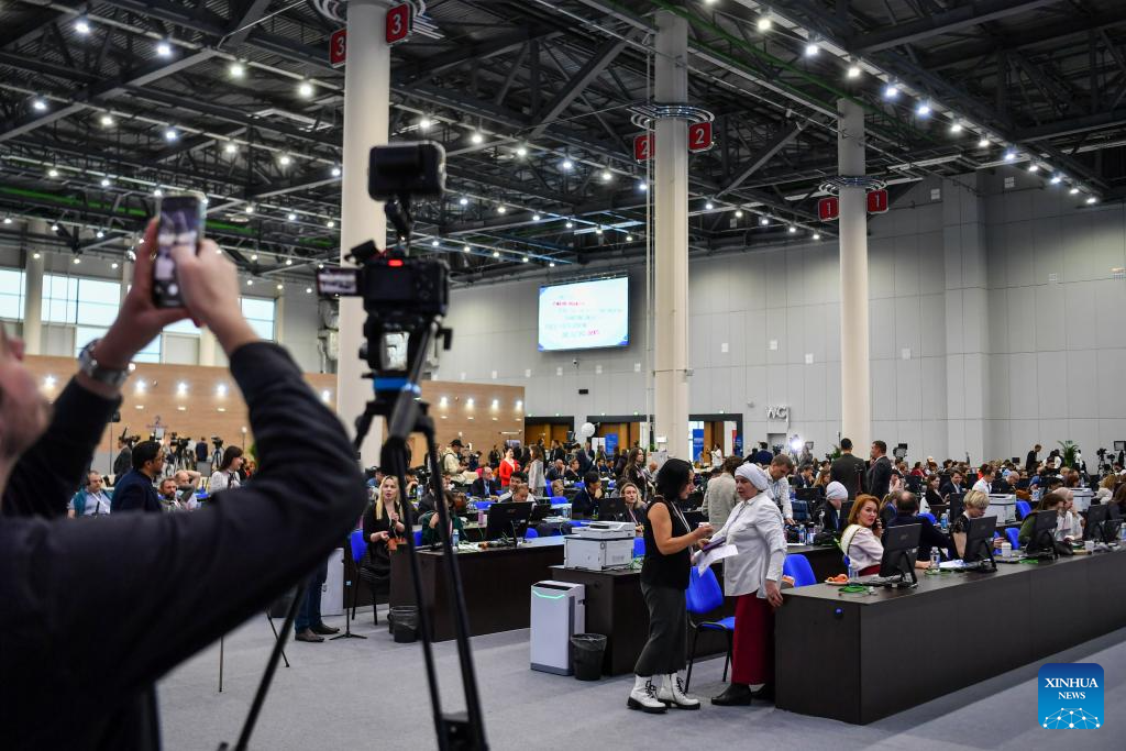 In pics: media center of 16th BRICS Summit in Kazan