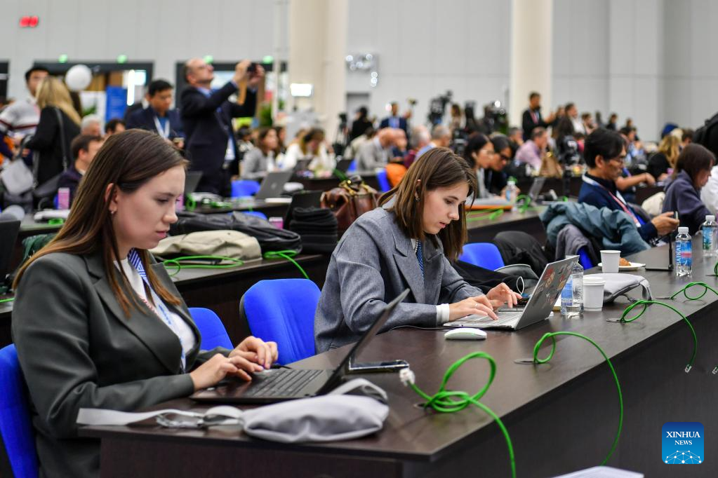 In pics: media center of 16th BRICS Summit in Kazan