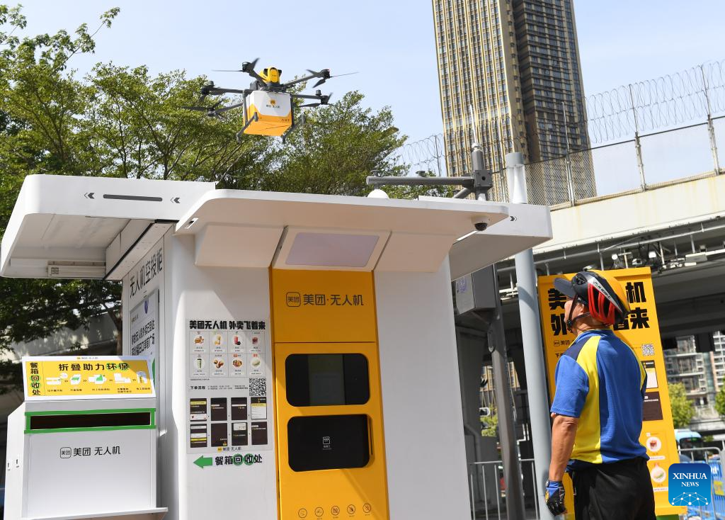 Drone delivery route officially put into operation in Shenzhen