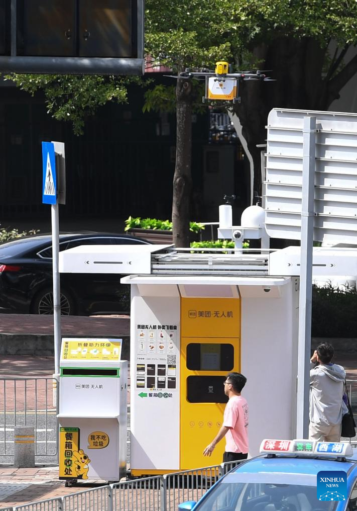 Drone delivery route officially put into operation in Shenzhen