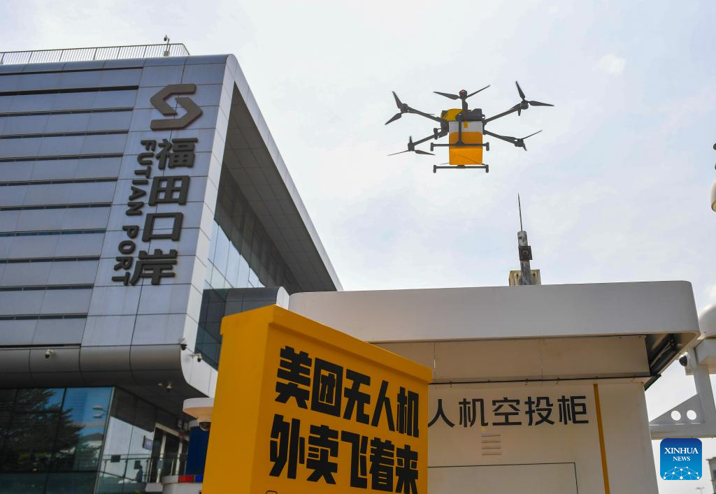 Drone delivery route officially put into operation in Shenzhen