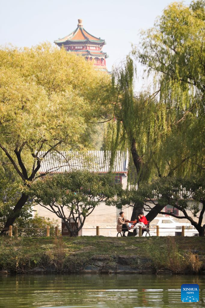 Autumn scenery of Summer Palace in Beijing