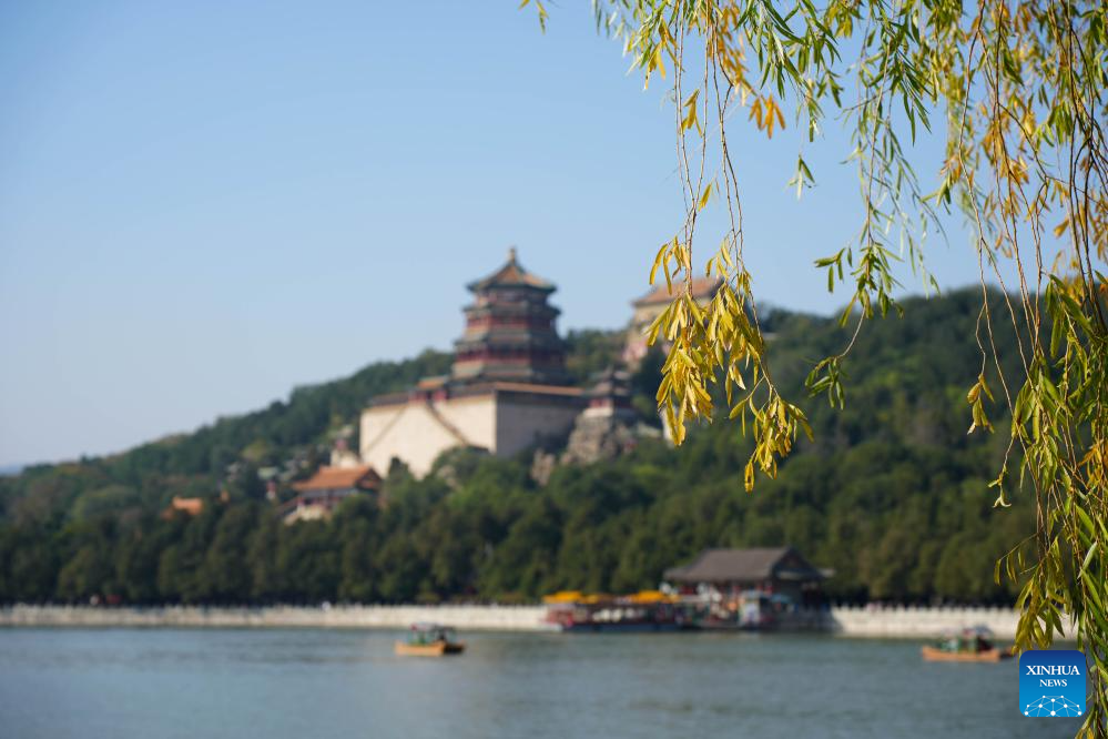 Autumn scenery of Summer Palace in Beijing