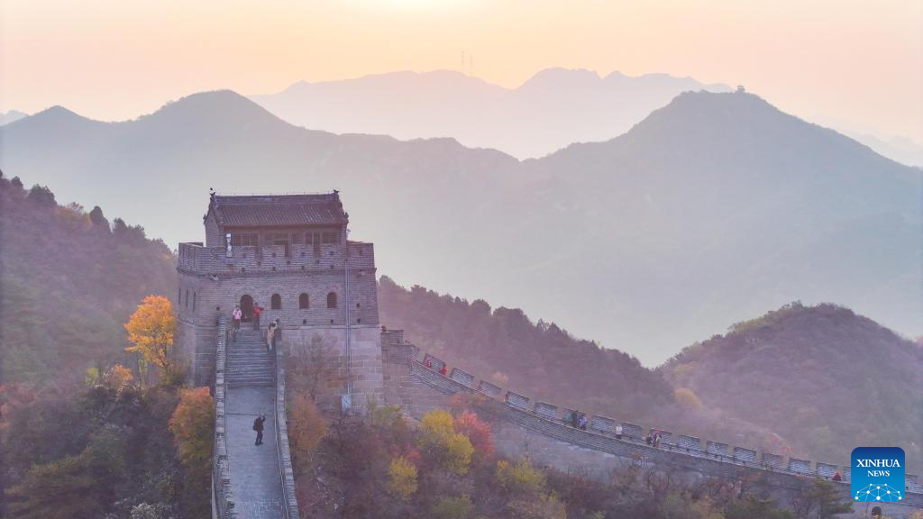 Morning view of Badaling section of Great Wall in Beijing