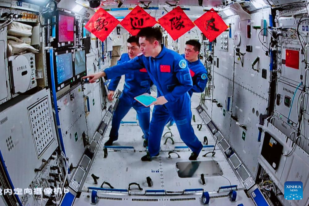 China's Shenzhou-19 spaceship docks with space station combination