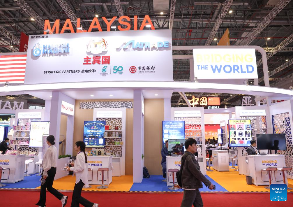 In pics: pavilions of guest countries of honor at 7th CIIE