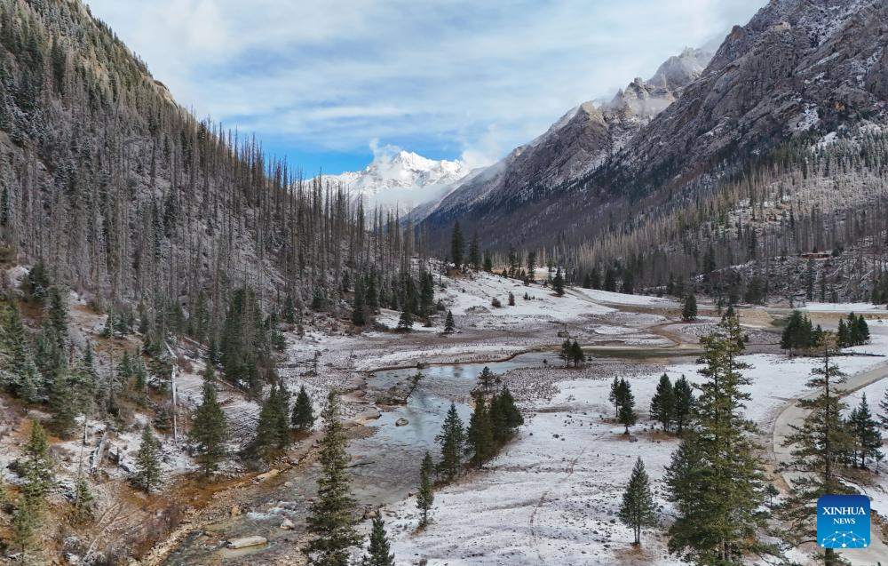 Scenery of Duopugou scenic spot in Sichuan, SW China