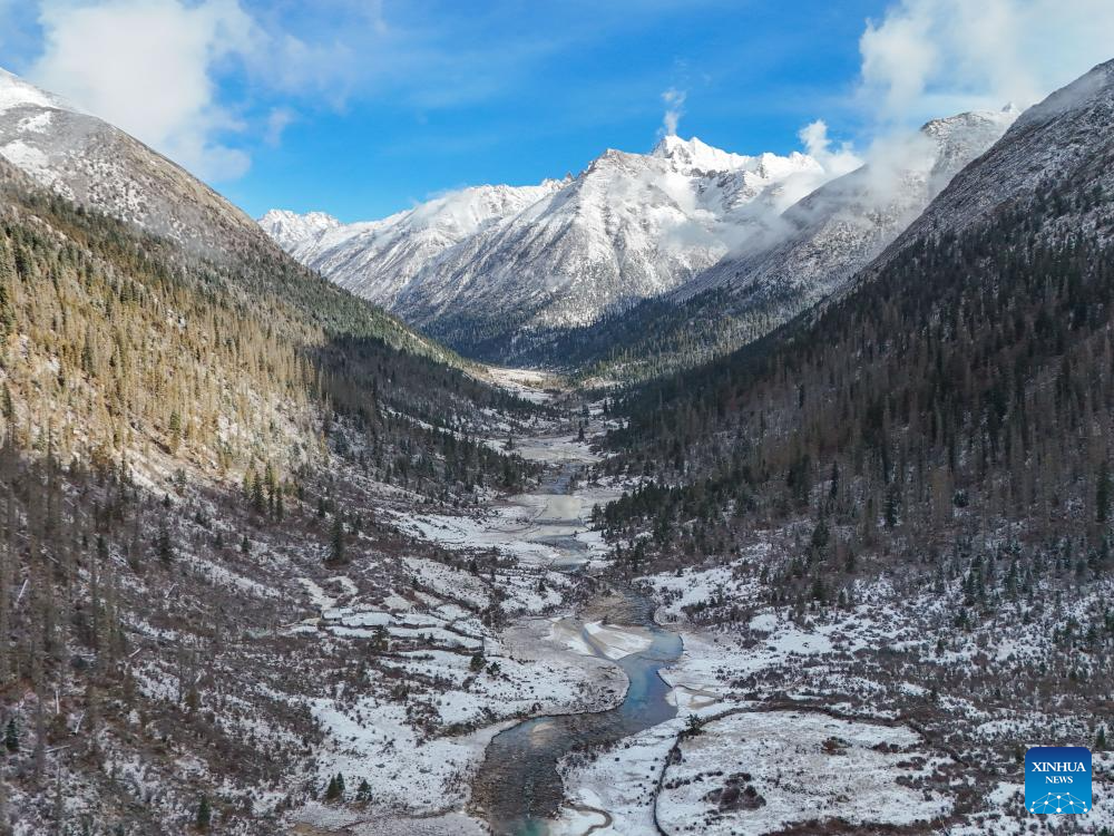 Scenery of Duopugou scenic spot in Sichuan, SW China