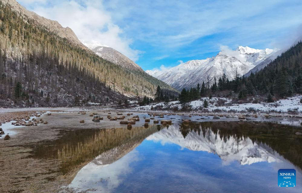 Scenery of Duopugou scenic spot in Sichuan, SW China