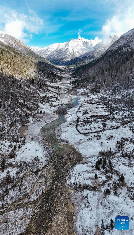 Scenery of Duopugou scenic spot in Sichuan, SW China