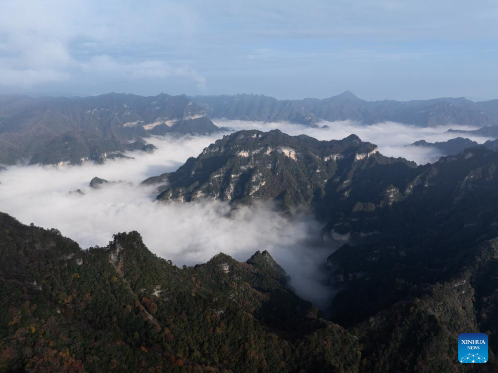 Scenery of Guangwu Mountain scenic area in Sichuan, SW China