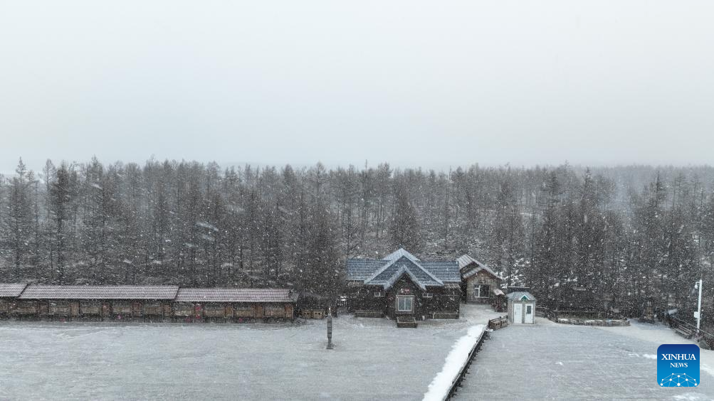 Early winter scenery in China's Inner Mongolia