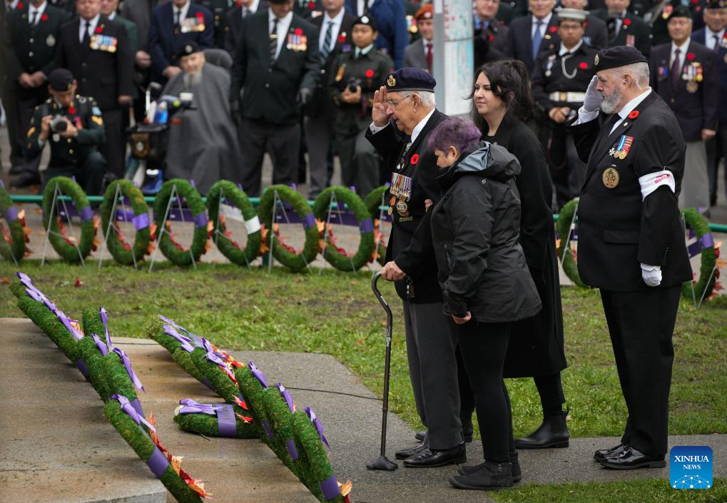 Remembrance Day ceremony held in Vancouver