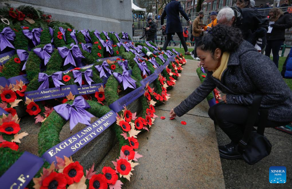 Remembrance Day ceremony held in Vancouver