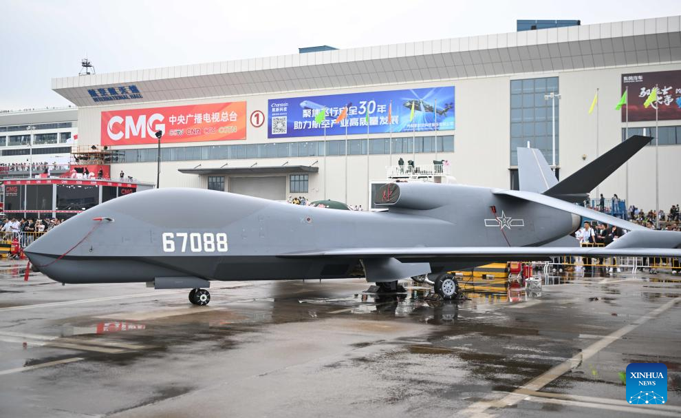 Domestically developed UAVs, unmanned aerial systems displayed at Airshow China