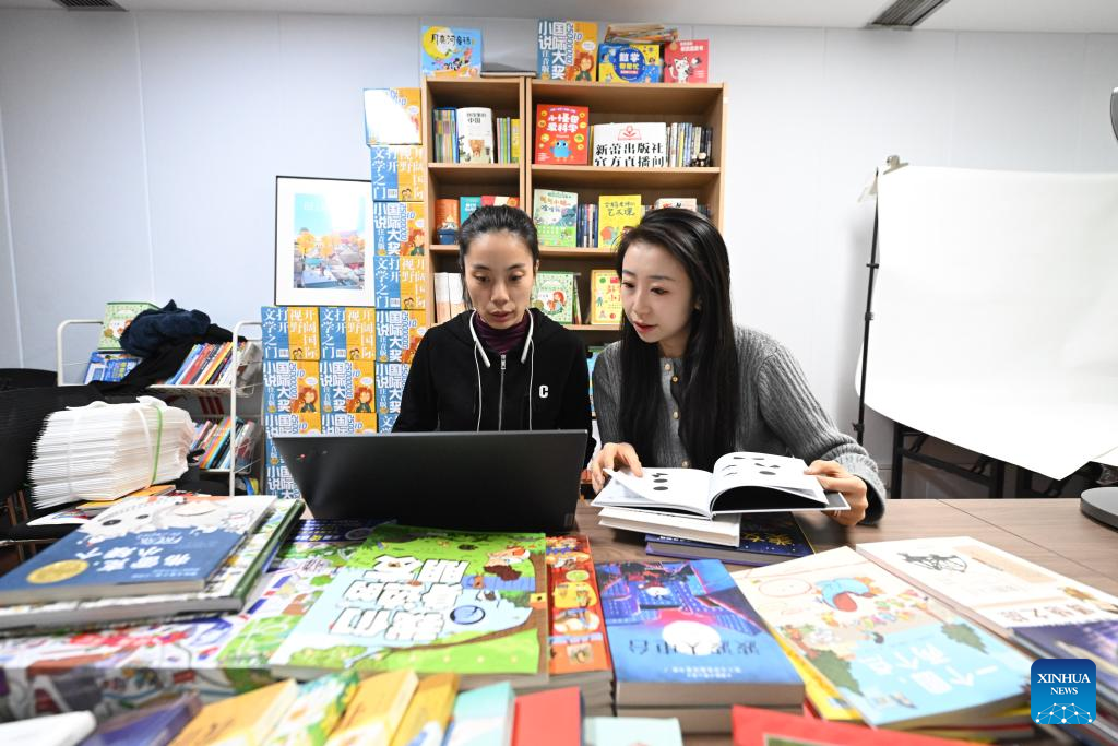 China's Gen-Z sell books via livestreaming