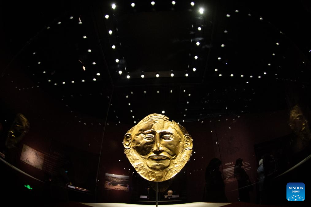 Greek exhibits displayed at Capital Museum in Beijing