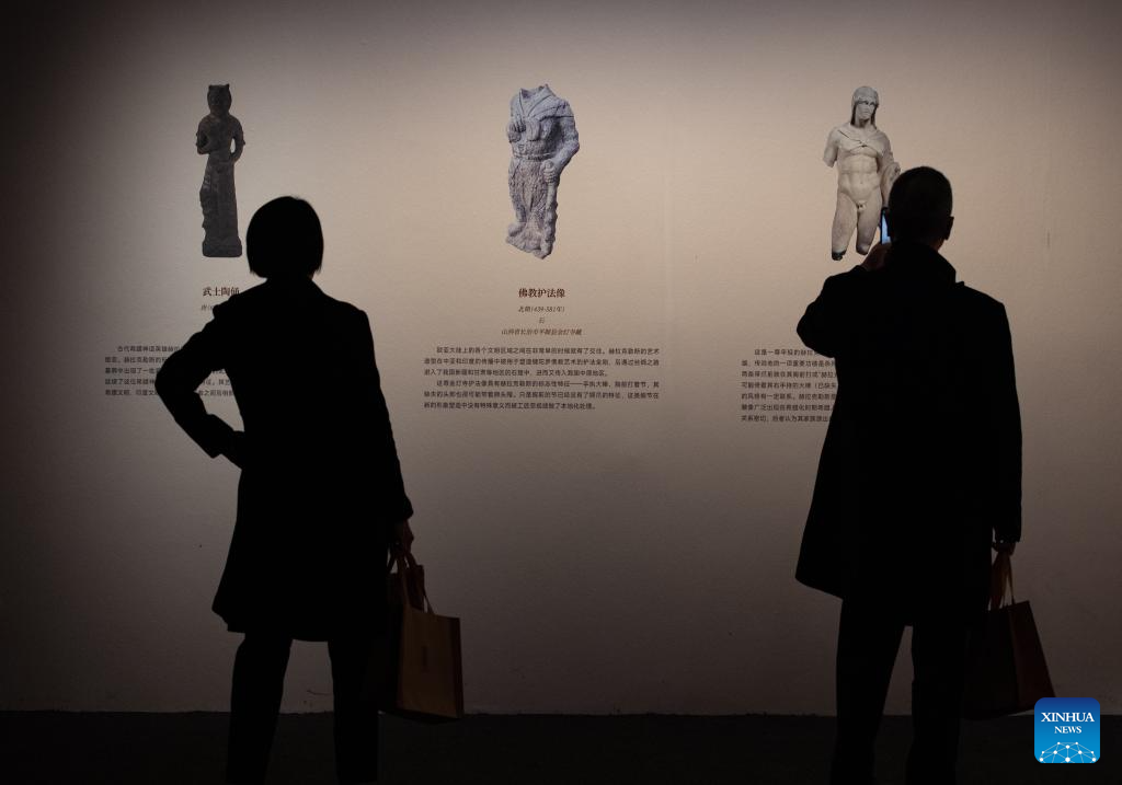 Greek exhibits displayed at Capital Museum in Beijing