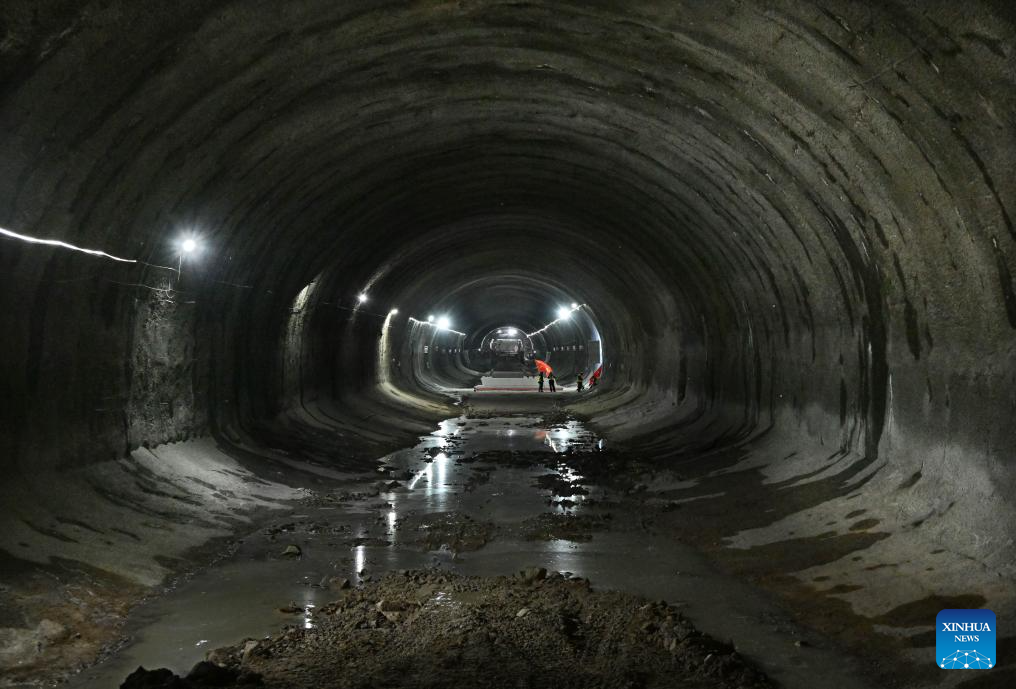 New Jiaozhou Bay tunnel under construction in Qingdao