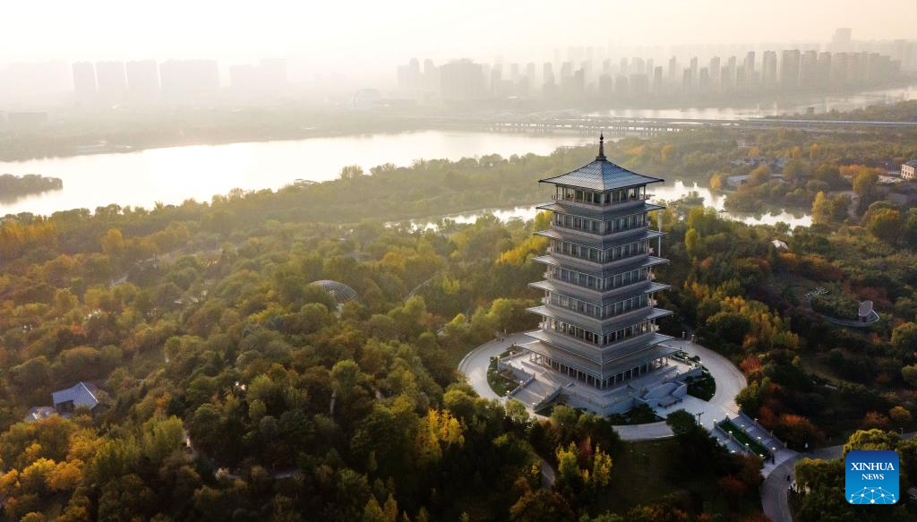 Autumn scenery in Xi'an, NW China's Shaanxi