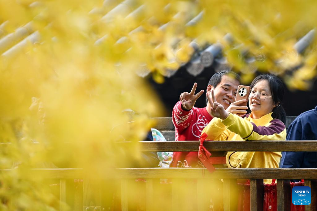 Autumn scenery in Xi'an, NW China's Shaanxi