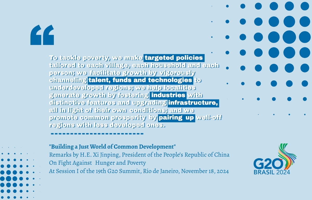 Poster: China's experience of poverty reduction