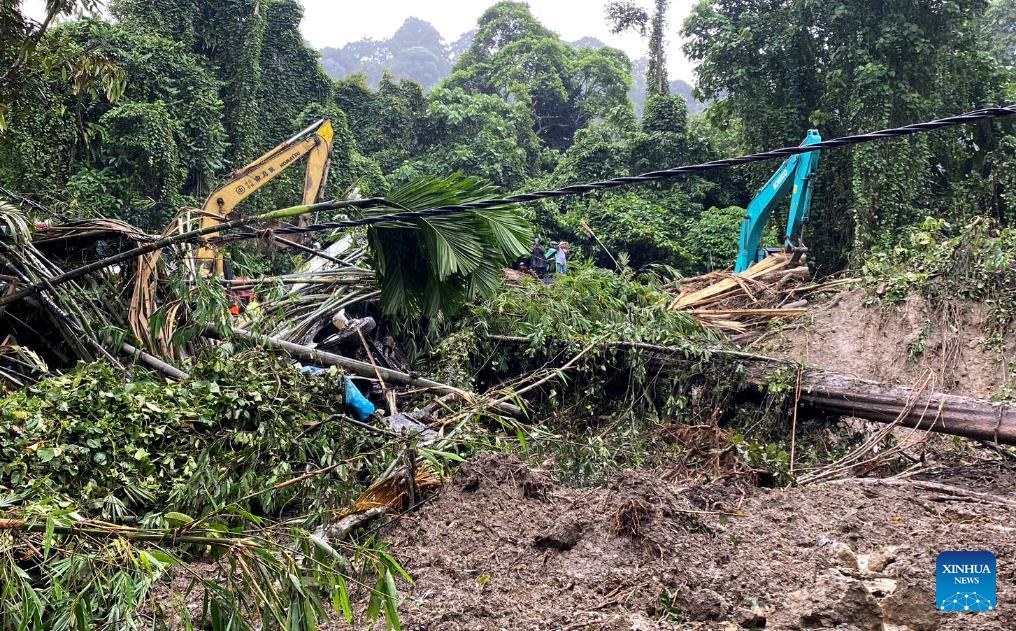 Landslides in Indonesia's North Sumatra leave at least 7 dead, 7 missing