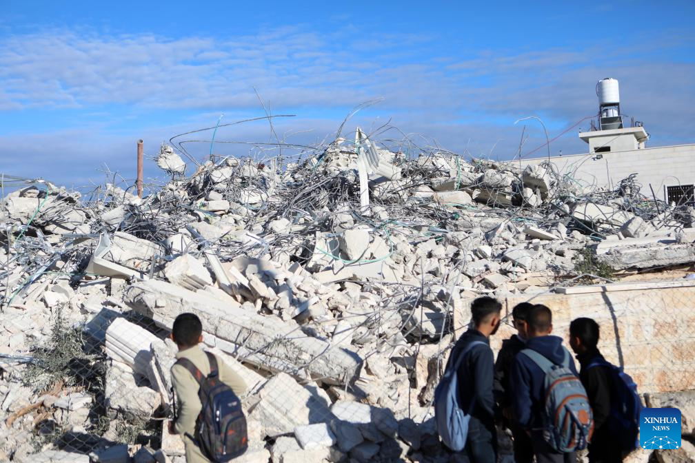 Houses demolished by Israeli forces in southern West Bank